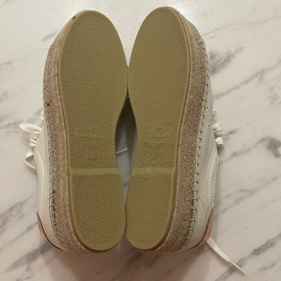 NIB Dalson Leather Platform espadrilles sneakers - Picture 3 of 3